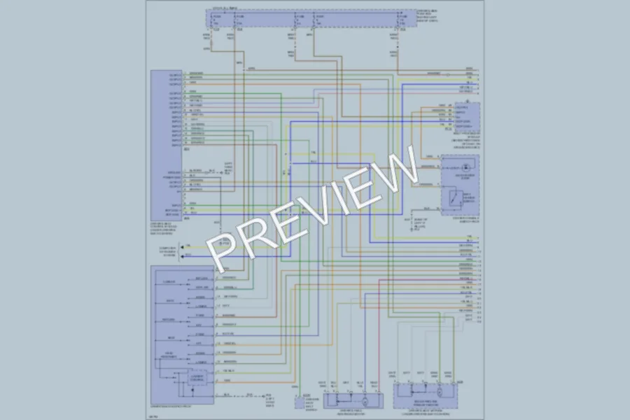 2004 Jaguar XK8 Memory Systems wiring diagram preview
