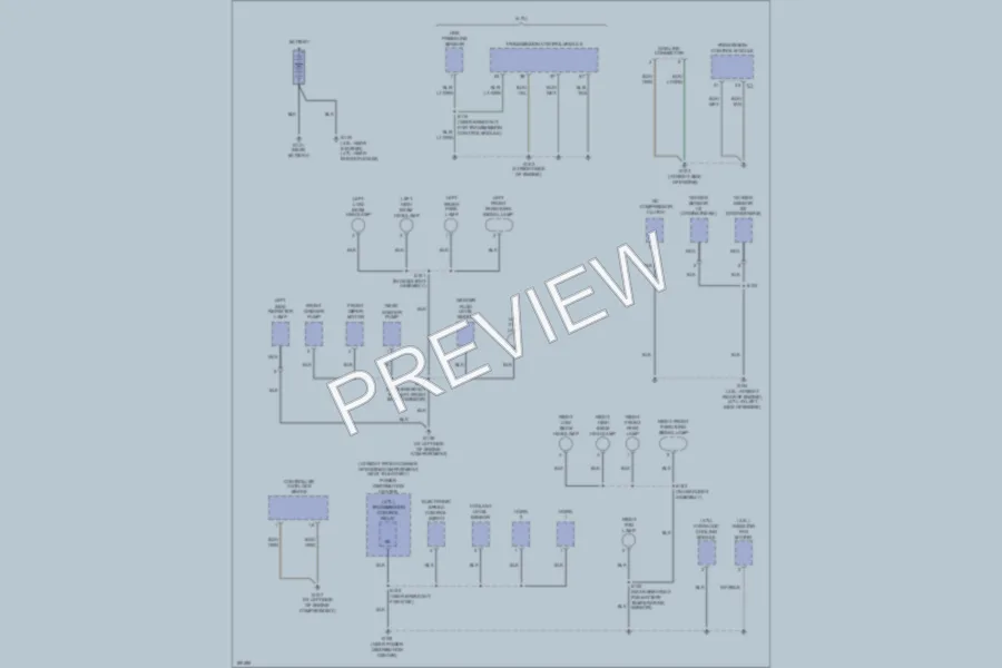 2004 Jeep GrandCherokee Ground Distribution wiring diagram preview