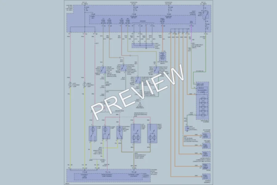 2004 Jeep Liberty Interior Lights wiring diagram preview