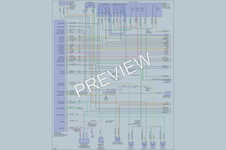 2004 Jeep Wrangler Engine Performance wiring diagram preview