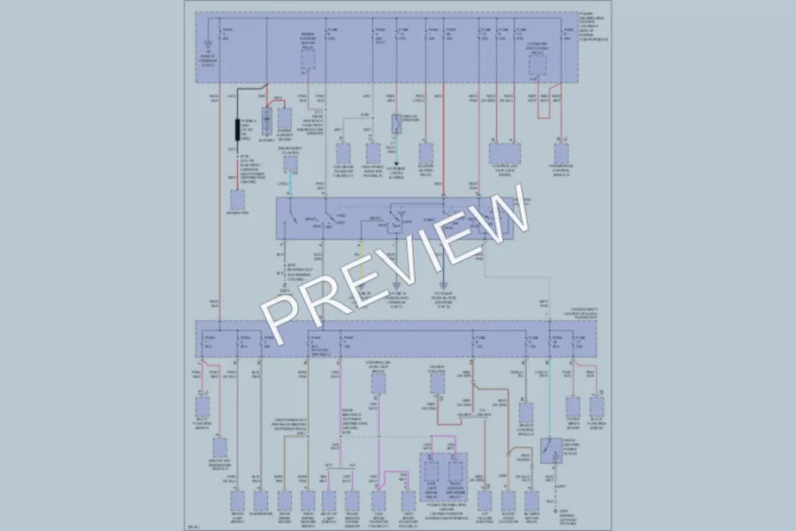 2004 Jeep Wrangler Power Distribution wiring diagram preview