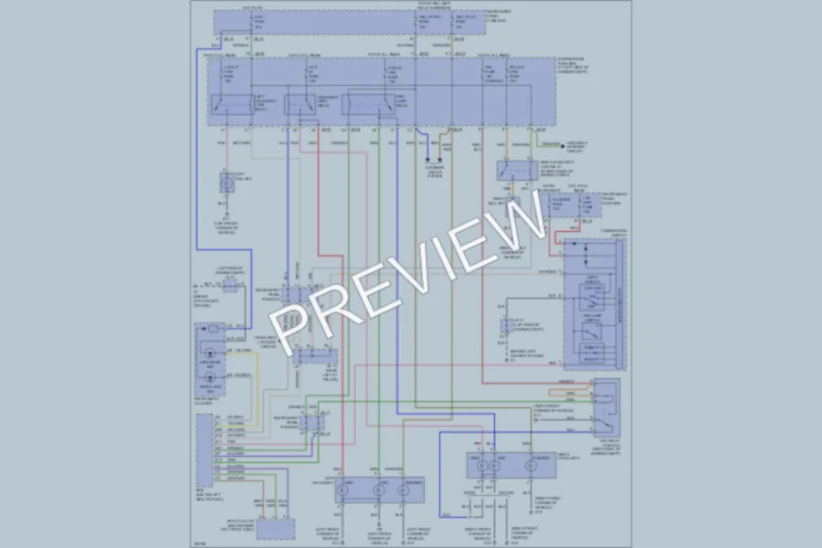 2004 Kia Amanti Headlights wiring diagram preview