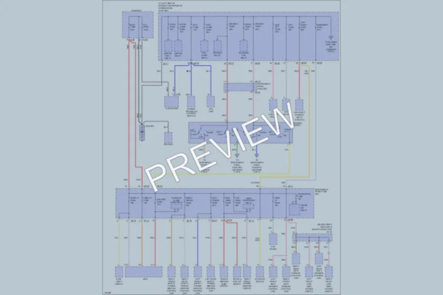 2004 Kia Amanti Power Distribution wiring diagram preview