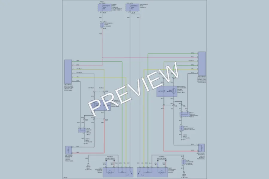2004 Kia Amanti Power Seats wiring diagram preview