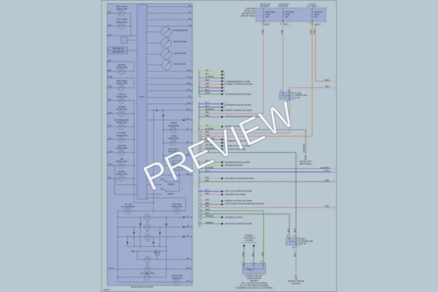 2004 Kia Optima Instrument Cluster wiring diagram preview