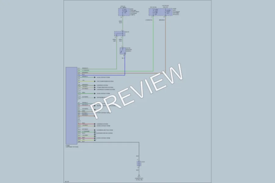 2004 Kia Rio Body Control Modules wiring diagram preview