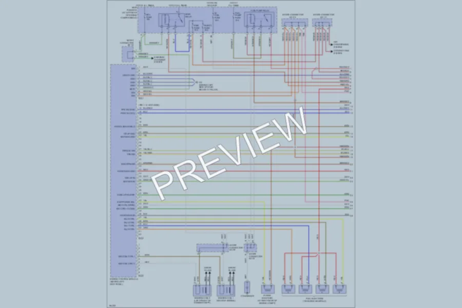 2004 Kia RioCinco Engine Performance wiring diagram preview