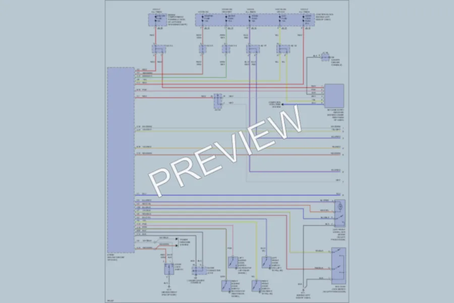 2004 Kia Sedona Anti Theft wiring diagram preview