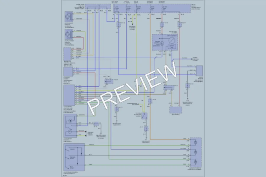 2004 Kia Sorento Cruise Control wiring diagram preview