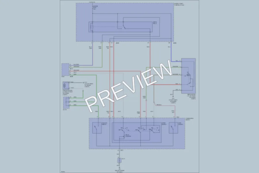 2004 Kia Spectra Wiper Washer wiring diagram preview