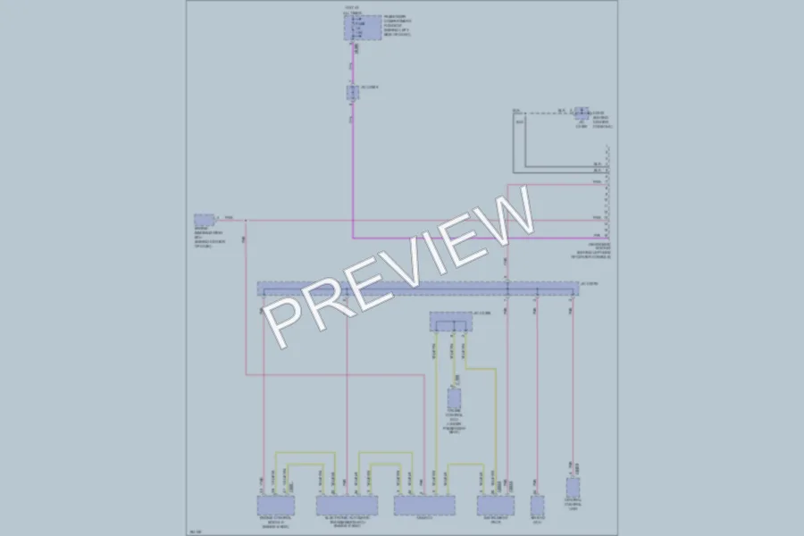 2004 LandRover Freelander Computer Data Lines wiring diagram preview