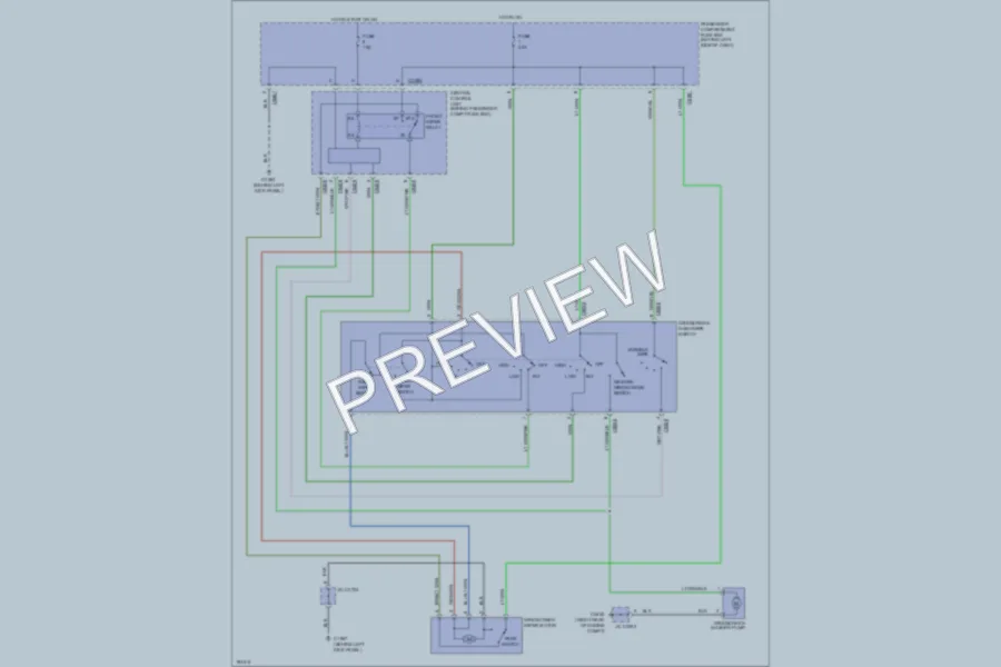 2004 LandRover Freelander Wiper Washer wiring diagram preview