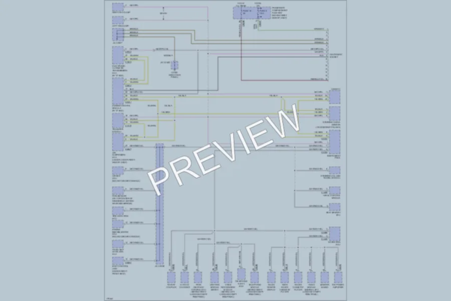 2004 LandRover RangeRover Computer Data Lines wiring diagram preview