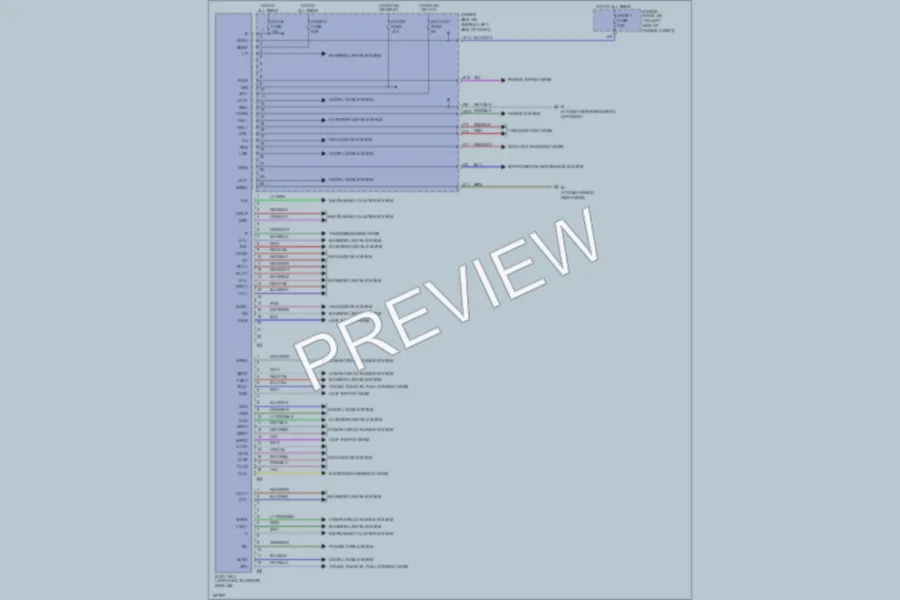 2004 Lexus ES330 Body Control Modules wiring diagram preview