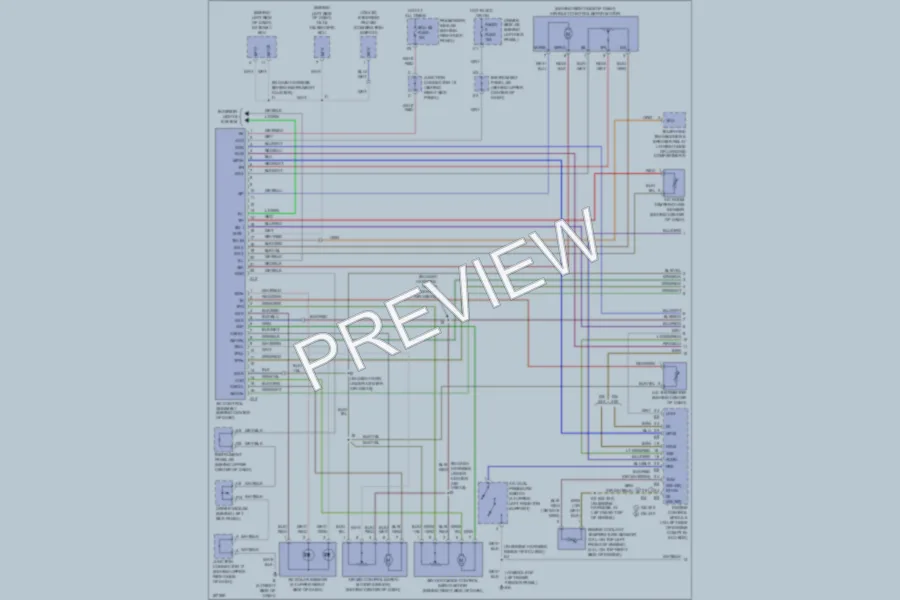 2004 Lexus GS300 Air Conditioning wiring diagram preview