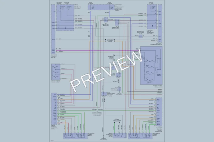 2004 Lexus GS300 Memory Systems wiring diagram preview