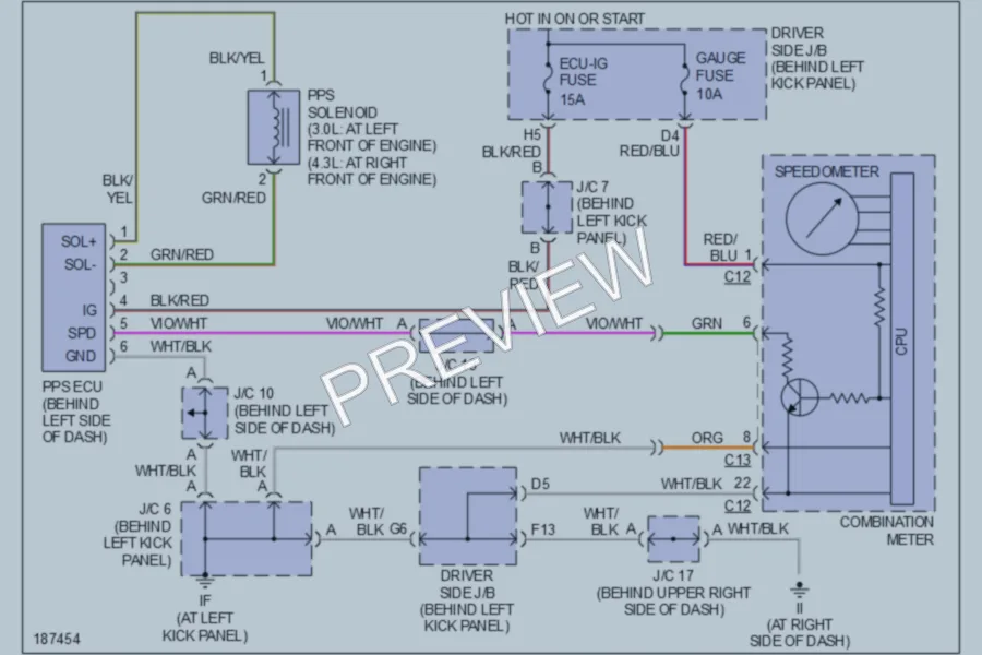2004 Lexus GS430 Electronic Power Steering wiring diagram preview