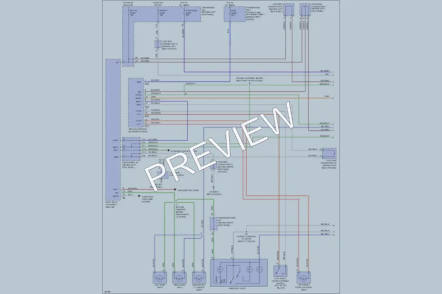 2004 Lexus GS430 Interior Lights wiring diagram preview