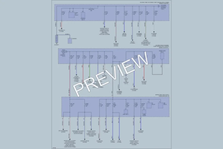2004 Lexus GS430 Power Distribution wiring diagram preview