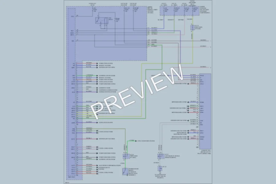 2004 Lexus GX470 Body Control Modules wiring diagram preview