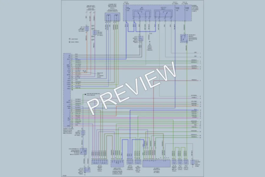 2004 Lexus GX470 Transmission wiring diagram preview