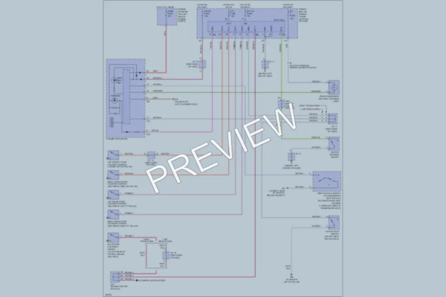 2004 Lexus GX470 Warning Systems wiring diagram preview