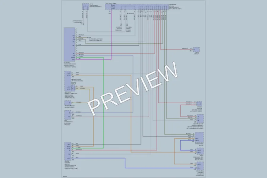 2004 Lexus IS300 Computer Data Lines wiring diagram preview