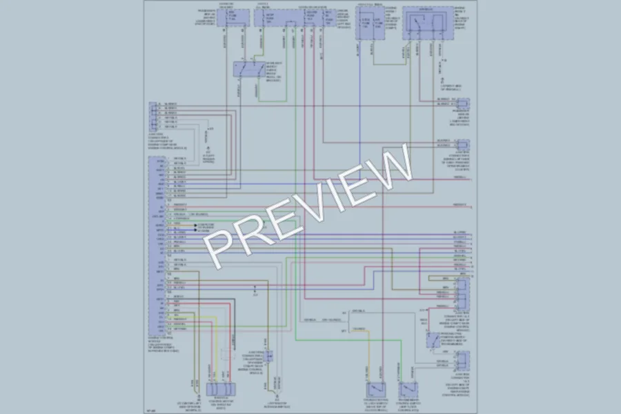 2004 Lexus IS300 Cruise Control wiring diagram preview