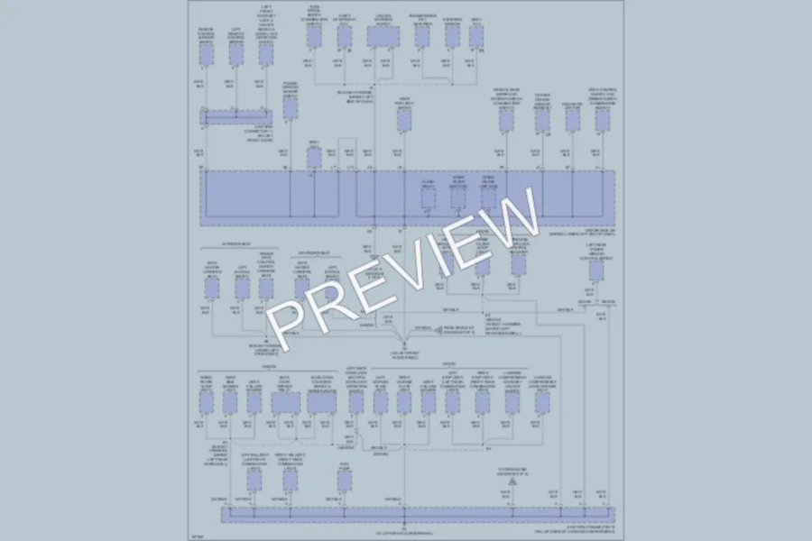 2004 Lexus IS300 Ground Distribution wiring diagram preview