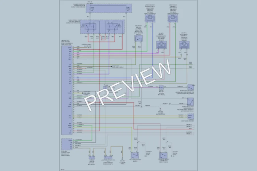 2004 Lexus LS430 Anti Lock Brakes wiring diagram preview