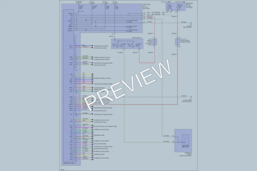 2004 Lexus LS430 Body Control Modules wiring diagram preview