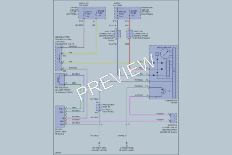 2004 Lexus LS430 Electronic Power Steering wiring diagram preview