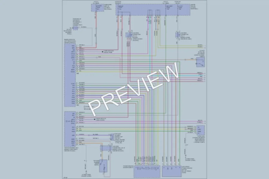 2004 Lexus LS430 Power Windows wiring diagram preview