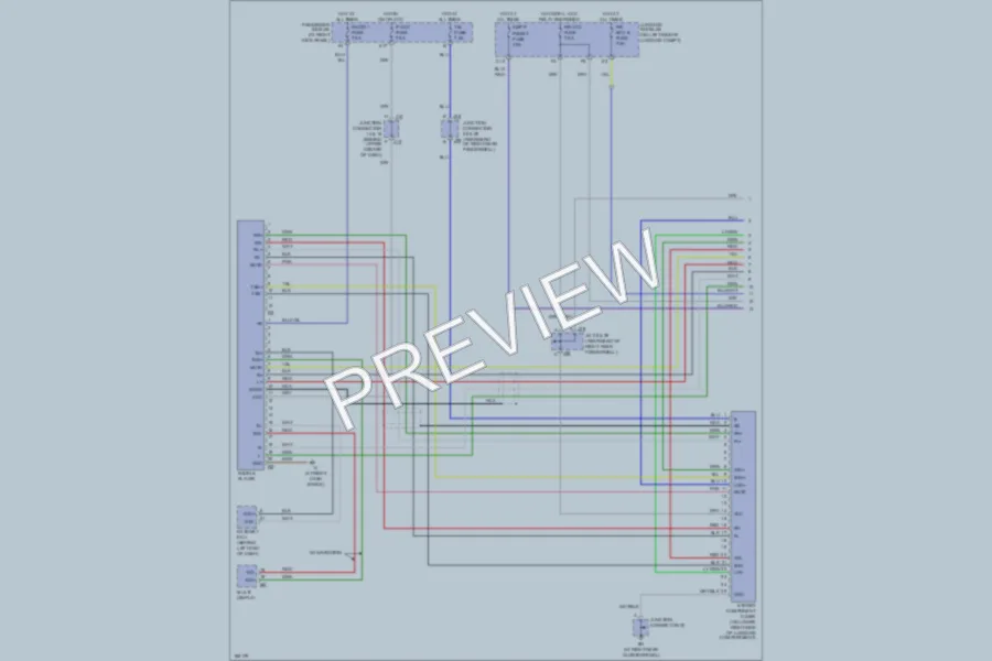 2004 Lexus LS430 Radio wiring diagram preview