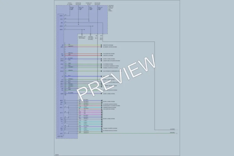 2004 Lexus LX470 Body Control Modules wiring diagram preview