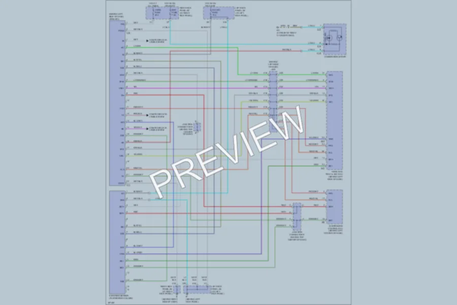 2004 Lexus LX470 Electronic Power Steering wiring diagram preview