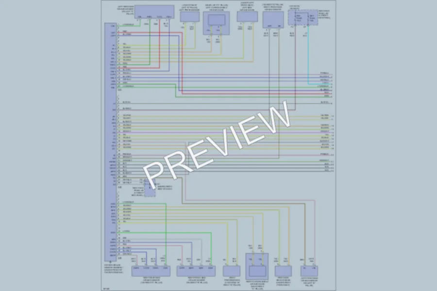 2004 Lexus LX470 Supplemental Restraints wiring diagram preview