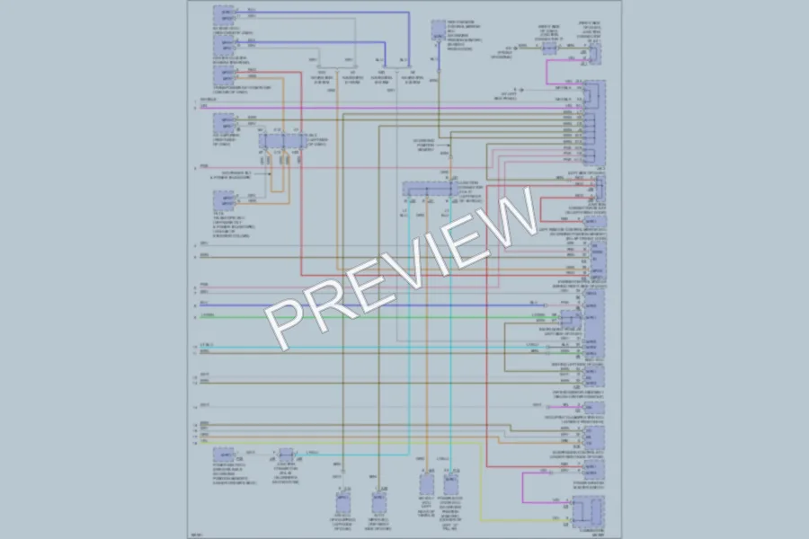 2004 Lexus RX330 Computer Data Lines wiring diagram preview