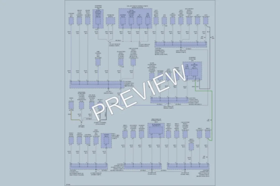 2004 Lexus RX330 Ground Distribution wiring diagram preview