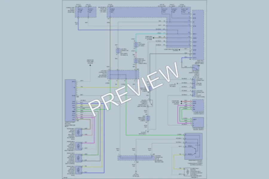 2004 Lexus RX330 Memory Systems wiring diagram preview