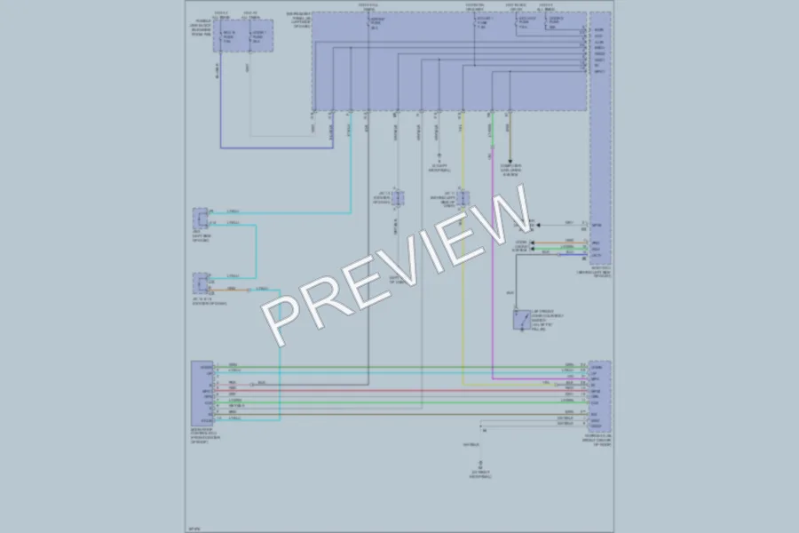2004 Lexus RX330 Power Top Sunroof wiring diagram preview