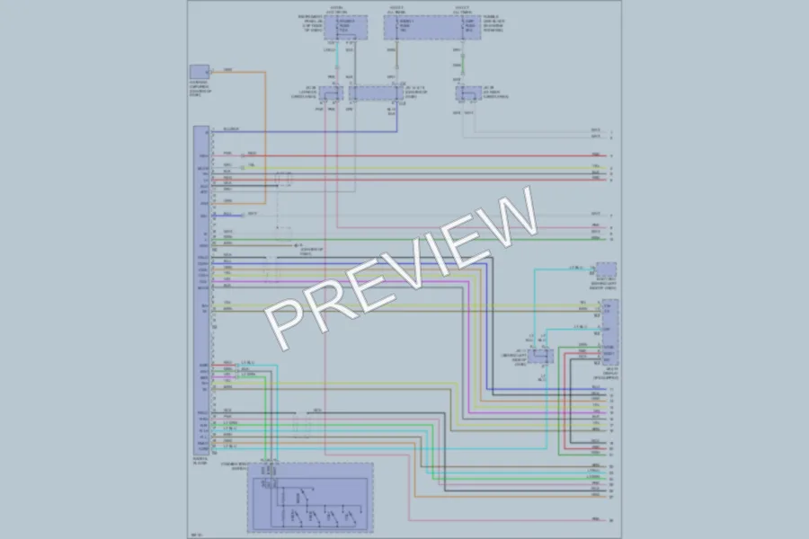 2004 Lexus RX330 Radio wiring diagram preview