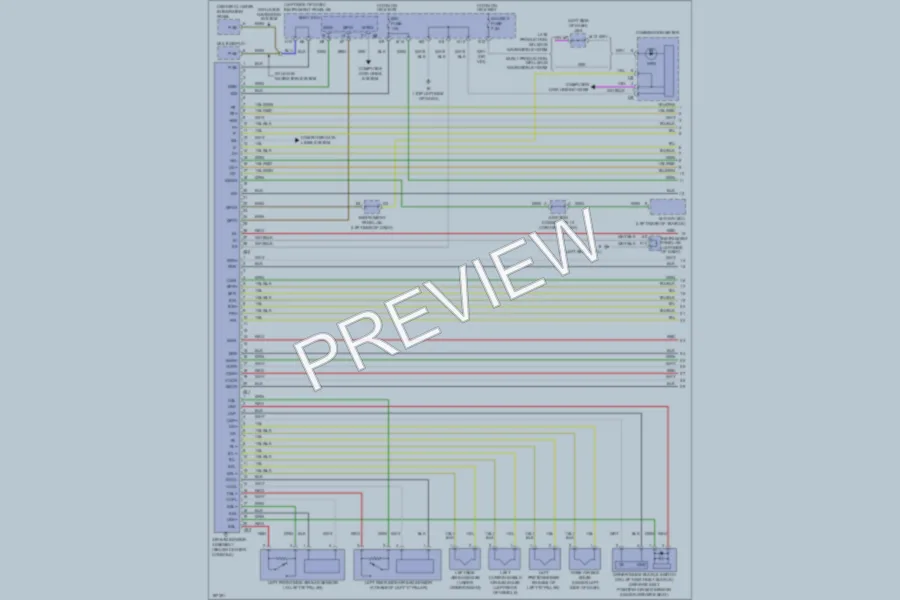 2004 Lexus RX330 Supplemental Restraints wiring diagram preview