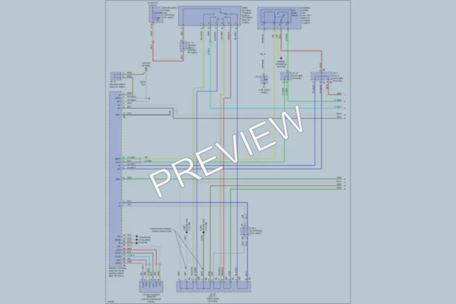 2004 Lexus RX330 Transmission wiring diagram preview