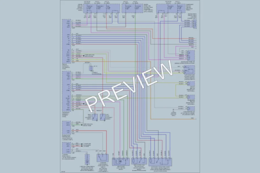 2004 Lexus SC430 Anti Theft wiring diagram preview