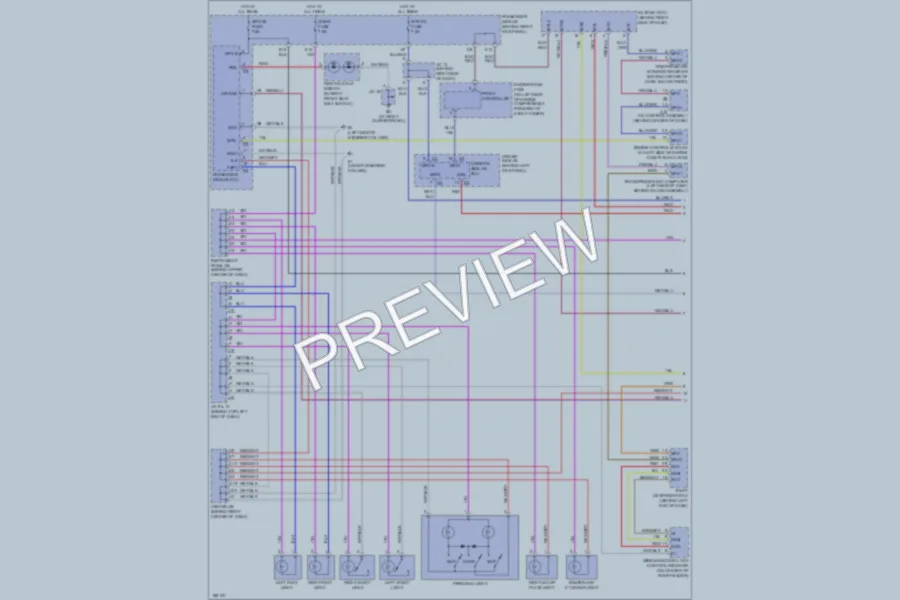 2004 Lexus SC430 Interior Lights wiring diagram preview