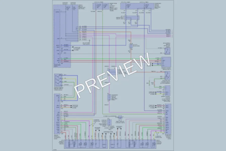 2004 Lexus SC430 Memory Systems wiring diagram preview