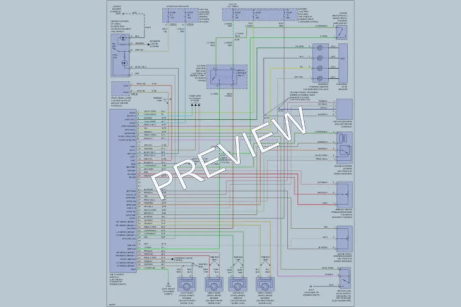 2004 Lincoln Aviator Anti Lock Brakes wiring diagram preview