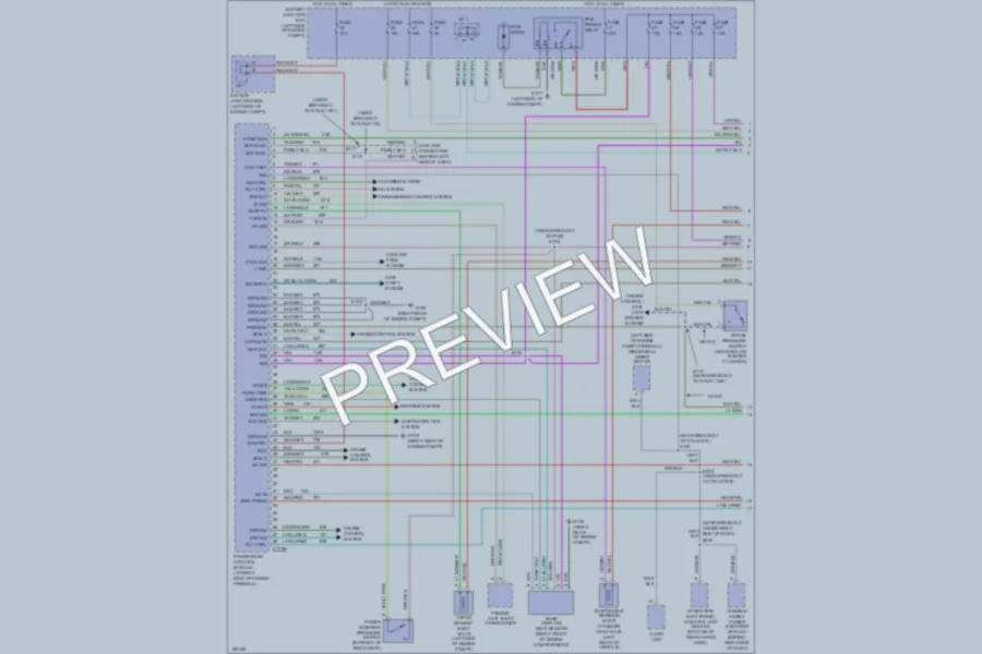 2004 Lincoln Aviator Engine Performance wiring diagram preview