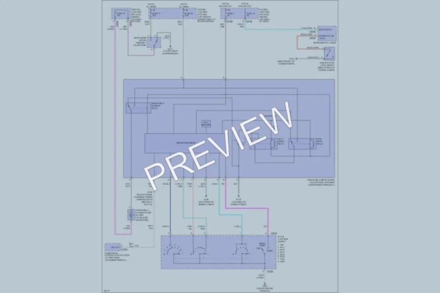 2004 Lincoln Aviator Wiper Washer wiring diagram preview